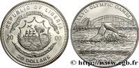 LIBERIA 20 Dollars Proof XXVIIe Jeux Olympiques, natation LIBERIA 2000 (40mm, 19,88g, 12h) -