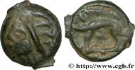 FRANCE Potin à la tête d’indien, classe Ib GALLIA BELGICA - LEUCI (Area of Toul) c. 75-50 AC. (19,6mm, 4,28g, 9h) -