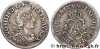 FRANCE Quatre sols aux deux L LOUIS XIV THE SUN KING Rennes 1691 (19,5mm, 1,41g, 6h) -