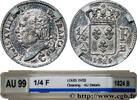 FRANCE 1/4 franc Louis XVIII LOUIS XVIII Rouen 1824 (15mm, 1,25g, 6h) -