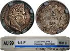 FRANCE 1/4 franc Louis-Philippe LOUIS-PHILIPPE I Rouen 1831 (15,16mm, 1,26g, 6h) -