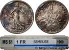 FRANCE 1 franc Semeuse III REPUBLIC Paris 1909 (23mm, 5g, 6h) -