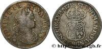 FRANCE Quart d'écu de Navarre LOUIS XV THE BELOVED Strasbourg 1718 (27,5mm, 5,98g, 6h) -