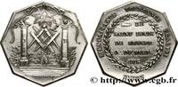 FRANCE SAINT LOUIS DE FRANCE - Refrappe LOGES A L’ORIENT DE PARIS - LOGES PARISIENNES 1816 (29mm, 13,86g, 6h) -