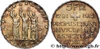 SWITZERLAND 5 Francs 650e anniversaire de la confédération SWITZERLAND Berne 1941 (31mm, 15g, 6h) -