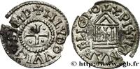 FRANCE Denier à la légende chrétienne LOUIS THE PIOUS Atelier indéterminé s.m. (21,5mm, 1,70g, 10h) -