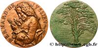 FRANCE Médaille, Bernard de Jussieu SCIENCES & SCIENTIFIQUES Monnaie de Paris 1983 (67,5mm, 124,8g, 12h) -