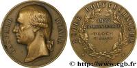 FRANCE Médaille, Gaspard Monge, Cinquantenaire de l’école SCIENCES & SCIENTIFIQUES 1922 (50mm, 62,63g, 12h) -