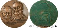 FRANCE Médaille, Jules-Albert de Dion et Georges Bouton, AUTOMOBILES ET VOITURES - PILOTES ET INVENTIONS Monnaie de Paris 1973 (67,5mm, 169,96g, 12h) -