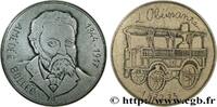 FRANCE Médaille, Amédée Bollée, L'Obéissante, n°7 AUTOMOBILES ET VOITURES - PILOTES ET INVENTIONS Monnaie de Paris 1971 (72,5mm, 166,20g, 12h) -