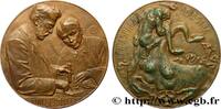 FRANCE Médaille, Paul Ehrlich et Sahachiro Hata SCIENCES & SCIENTIFIQUES n.d. (66mm, 120,98g, 12h) -