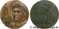 FRANCE Médaille, Vostok 1 CONQUÊTE DE L'ESPACE - EXPLORATION SPATIALE 1961 (64,5mm, 119,57g, 12h) -