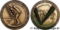 FRANCE Médaille, Apollo 11 CONQUÊTE DE L'ESPACE - EXPLORATION SPATIALE 1969 (72,5mm, 247,53g, 12h) -