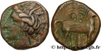 Classic 2 (400 BC to 350 BC) Unité de bronze ZEUGITANA - CARTHAGE Carthage, Zeugitane c. 400-350 AC. (13,5mm, 2,50g, 12h) -