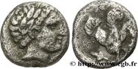 Classic 1 (480 BC to 400 BC) Trihemiobole ou quart de drachme MYSIA – LAMPSAKOS / LAMPSACUS Lampsaque c. 390-330 AC. (10,5mm, 1,14g, 9h) -