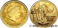 COOK ISLANDS 5 Dollar Proof 50e anniversaire du premier pas sur COOK ISLANDS 2019 (11<mm, 0,31g, 12h) -