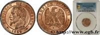 FRANCE Deux centimes Napoléon III, tête laurée SECOND EMPIRE Bordeaux 1862 (20mm, 2g, 6h) -