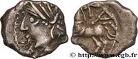 FRANCE Denier KALETEDOY, au delta renversé GALLIA BELGICA - LINGONES (Area of Langres) c. 80-50 AC. (12,5mm, 1,95g, 12h) -