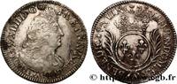 FRANCE Demi-écu aux palmes LOUIS XIV THE SUN KING Paris n.d. (34mm, 13,31g, 6h) -