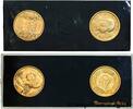 FRANCE Boîte de deux essais de 20 centimes, Lagriffoul et V REPUBLIC Paris 1961 (mm, g, h) -
