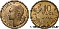 FRANCE 10 francs Guiraud IV REPUBLIC 1954 (19,98mm, 3,04g, 6h) -