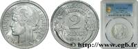 FRANCE 2 francs Morlon, aluminium PROVISIONAL GOVERNEMENT OF THE FRENCH REPUBLIC Beaumont-Le-Roger 1945 (27mm, 2,20g, 6h) -