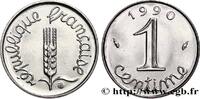 FRANCE 1 centime Épi V REPUBLIC Pessac 1990 (15mm, 1,65g, 6h) -