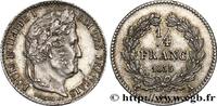 FRANCE 1/4 franc Louis-Philippe LOUIS-PHILIPPE I Paris 1835 (15mm, 1,22g, 6h) -