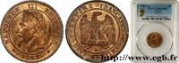 FRANCE Deux centimes Napoléon III, tête laurée, buste déf SECOND EMPIRE Paris 1862 (20mm, 2g, 6h) -