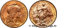 FRANCE 5 centimes Daniel-Dupuis III REPUBLIC 1902 (25mm, 5,01g, 6h) -
