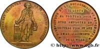 FRANCE Médaille, Inauguration du monument de David de Pur MONUMENTS Suisse, Neuchâtel 1855 (37,5mm, 21,31g, 12h) -