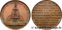 FRANCE Médaille, Inauguration des eaux de la Chaux-de-Fon MONUMENTS 1887 (46mm, 51,10g, 12h) -