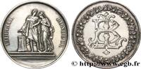 FRANCE Médaille de mariage, Fidélité et Bonheur AMOUR ET MARIAGE 1872 (39mm, 24,74g, 12h) -