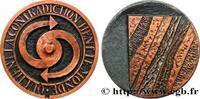 FRANCE Médaille, La technique du contradictoire de Stepha PERSONNAGES Monnaie de Paris 1978 (69mm, 186,2g, 12h) -