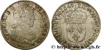 FRANCE Quart d'écu, portait à la mèche longue LOUIS XIV THE SUN KING Toulouse 1649 (27mm, 6,77g, 6h) -
