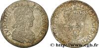 FRANCE Quart d'écu, portait à la mèche longue LOUIS XIV THE SUN KING Paris 1652 (27,5mm, 6,76g, 6h) -
