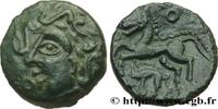 FRANCE Bronze au cheval et au sanglier GALLIA - AULERCI EBUROVICES (Area of Évreux) Évreux (27) c.60-50 AC. (16,5mm, 2,64g, 1h) -