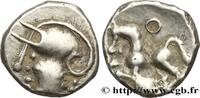 FRANCE Denier à la tête casquée EDUENS, ÆDUI (BIBRACTE, Area of the Mont-Beuvray) Autun (71) c. 80-50 AC. (13mm, 1,95g, 9h) -