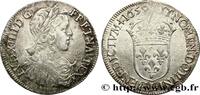 FRANCE Demi-écu, portrait à la mèche longue LOUIS XIV THE SUN KING Bayonne 1659 (33mm, 13,59g, 6h) -