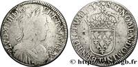 FRANCE Demi-écu, portrait à la mèche longue LOUIS XIV THE SUN KING Nantes 1654 (32mm, 13,29g, 6h) -