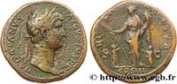 THE ANTONINES (96 AD to 192 AD) Sesterce HADRIAN Rome 128 (32,5mm, 23,88g, 6h) -