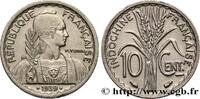 FRENCH INDOCHINA 10 Centièmes FRENCH INDOCHINA Paris 1939 (18mm, 3,02g, 6h) -