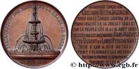 FRANCE Médaille, Inauguration des eaux de la Chaux-de-Fon MONUMENTS 1887 (46mm, 51,32g, 12h) -