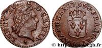 FRANCE Liard dit à la vieille tête LOUIS XV THE BELOVED Paris 1769 (21mm, 2,98g, 6h) -