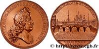 FRANCE Médaille, Le Pont Royal à Paris, refrappe PONTS 1685 (41mm, 156,60g, 12h) -