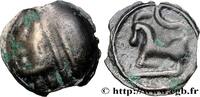 FRANCE Potin à la grosse tête, au bandeau lisse GALLIA BELGICA - SEQUANI (Area of Besançon) Ier siècle avant J.-C. (19mm, 4,5g, 9h) -