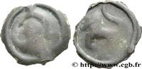 FRANCE Potin à la grosse mèche et au cheval BITURIGES CUBI, UNSPECIFIED Ier siècle avant J.-C. (16mm, 2,53g, 2h) -