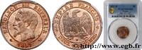 FRANCE Deux centimes Napoléon III, tête nue SECOND EMPIRE Lille 1857 (20mm, 2,0g, 6h) -