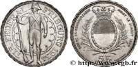 SWITZERLAND 5 Francs, monnaie de Tir, Fribourg SWITZERLAND Le Locle 1934 (30mm, 15,01g, 6h) -
