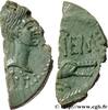 THE JULIO-CLAUDIANS (27 BC to 69 AD) Dupondius NEM COL - coupé en deux NEMAUSUS - NIMES - AUGUSTUS and AGRIPPA Nîmes, Gaule c. 16/15-10 AC. (25,5mm, 3,42g, 6h) -
